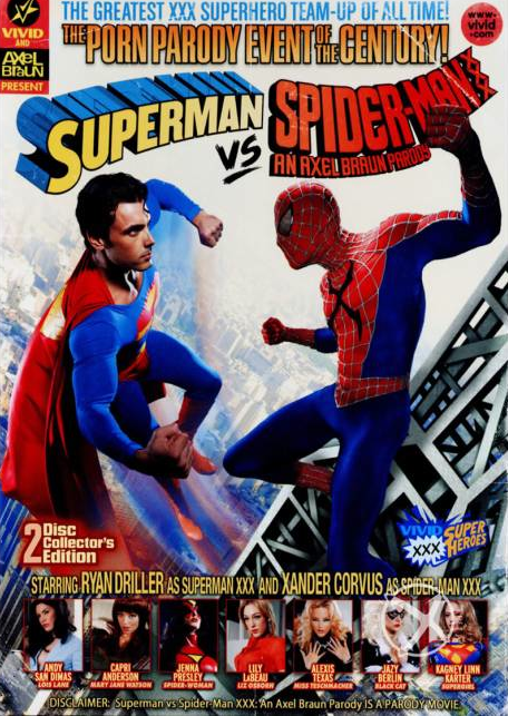 Superman vs Spiderman box art